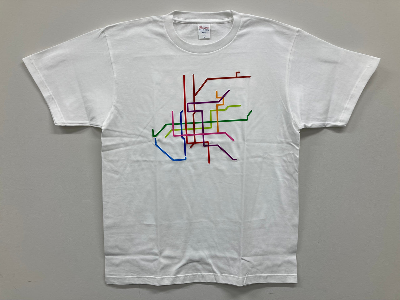 Tシャツ（路線図モチーフ）