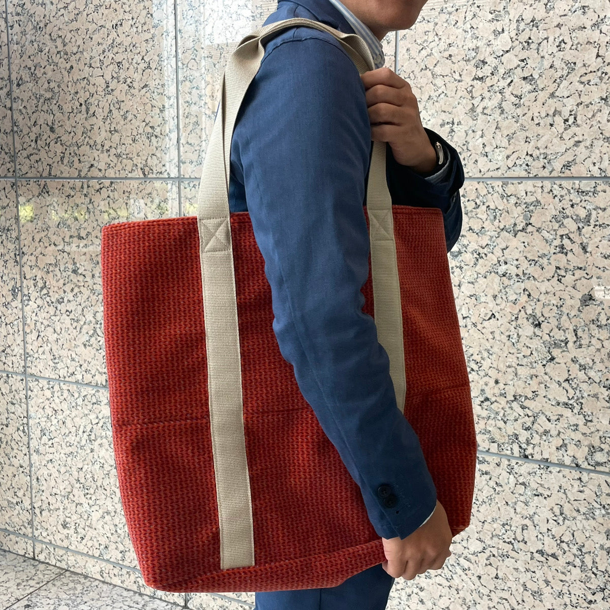 モケットトートバッグ